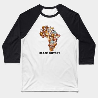 black history month african american Baseball T-Shirt